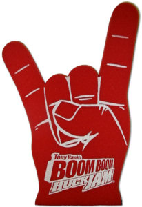 Promotional Foam Hands: 19 inch Hook Em Foam Hands